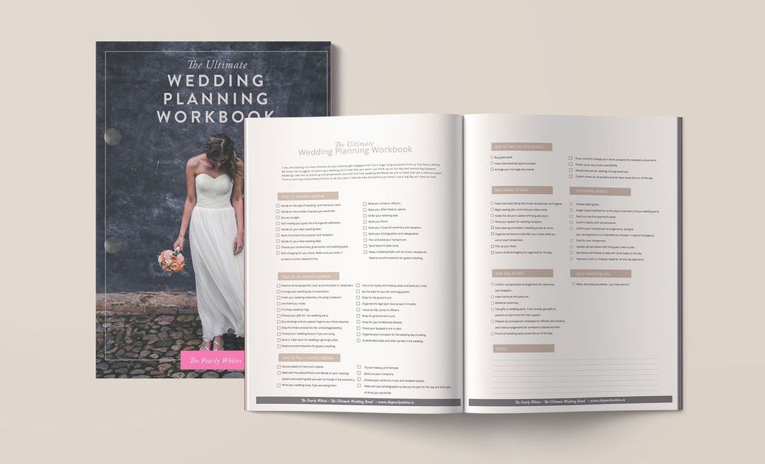 The Pearly Whites Wedding Planning Workbook Free